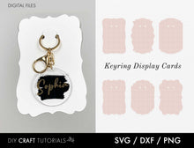 Load image into Gallery viewer, Keychain Display Card SVG Bundle
