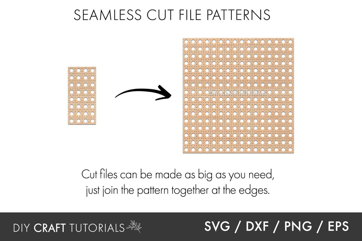 5 Rattan Cane Seamless Patterns – DIY Craft Tutorials