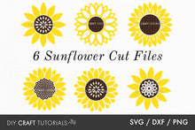 Load image into Gallery viewer, Sunflower SVG
