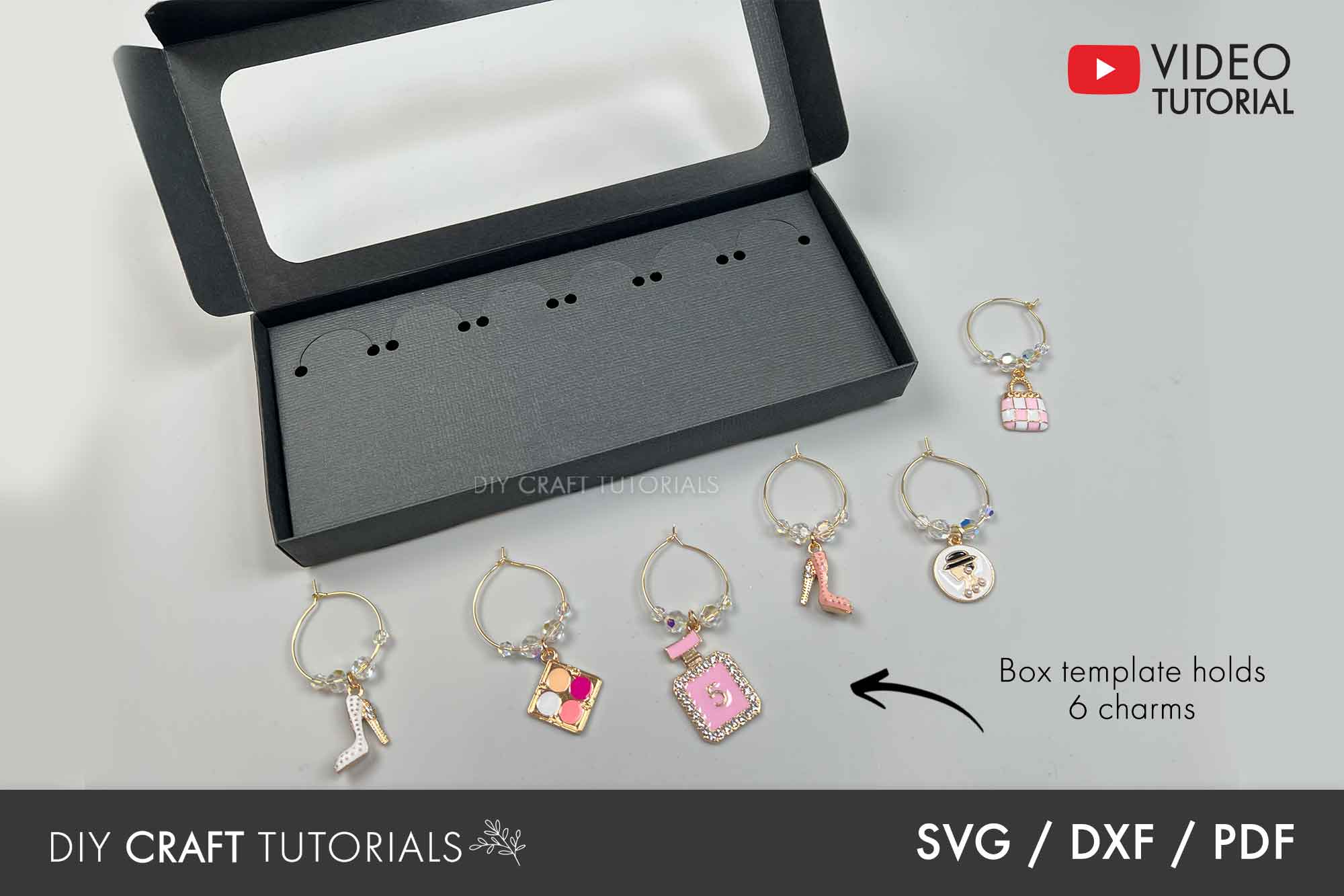 Wine Glass Charm Box Template – DIY Craft Tutorials