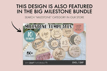 Load image into Gallery viewer, Boho Baby Milestone SVG
